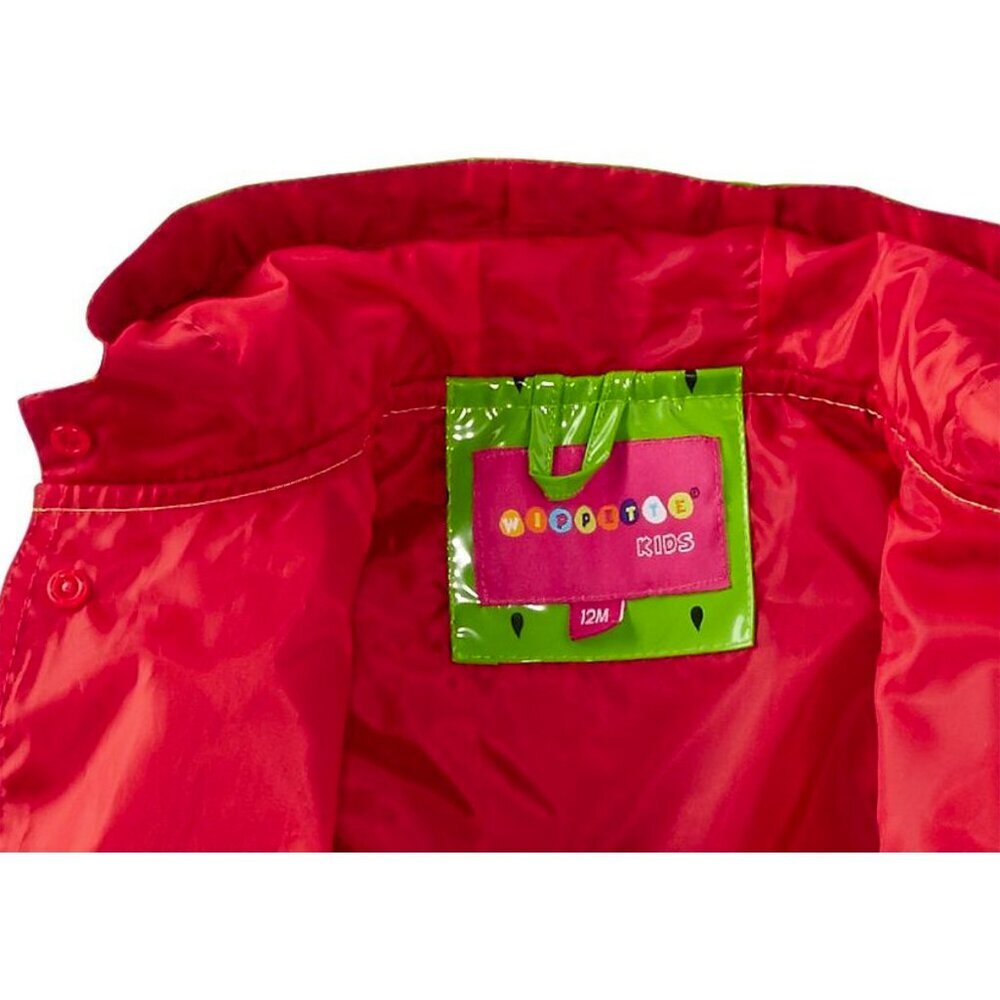 Wippette Baby Girls Coat Watermelon Raincoat Green Hooded Jacket Size 12 Months - Picture 6 of 10